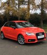 USED 2014 64 AUDI A1 1.6 TDI S LINE STYLE EDITION 3d 103 BHP Audi A1 Stlye Edition 1.6 TDI Misano Red Pearl Effect Brilliant Black Satellite Navigation