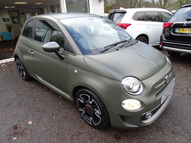 2017 17 Fiat 500 0.9 TWINAIR S (SPORT) 3d 105 BHP NEW SHAPE + 6 SPEED 105