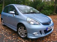 USED 2008 08 HONDA JAZZ 1.3 DSI SPORT 5d AUTO 82 BHP ''x10 MARSHALLS HONDA MAIN DEALER SERVICE STAMPS/1 PRIVATE OWNER/PART EXCHANGE TO CLEAR/''NEW MOT JUST CARRIED OUT'' JUST IN AS A PART EXCHANGE  ,,VERY WELL LOOKED AFTER CAR,,,NEW FRONT BRAKE PADS AND DISCS /TYRES JUST FITTED,,
