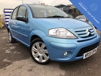 USED 2009 59 CITROEN C3 1.6 EXCLUSIVE 16V 5d AUTO 108 BHP Low Mileage Tuscan Blue Auto