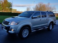 USED 2012 12 TOYOTA HI-LUX 3.0 INVINCIBLE 4X4 D-4D DCB 1d AUTO 169 BHP LEATHER+ SATNAV** NO VAT