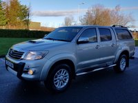 USED 2012 12 TOYOTA HI-LUX 3.0 INVINCIBLE 4X4 D-4D DCB 1d AUTO 169 BHP LEATHER+ SATNAV** NO VAT
