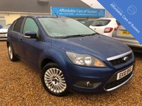 USED 2010 10 FORD FOCUS 1.6 TITANIUM 5d AUTOMATIC Petrol 5 door Petrol Automatic in Metallic Blue