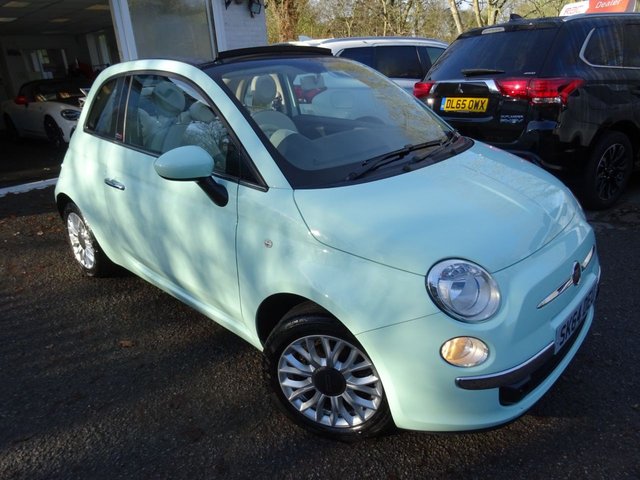 2014 64 Fiat 500 1.2 CONVERTIBLE LOUNGE 3d 69 BHP