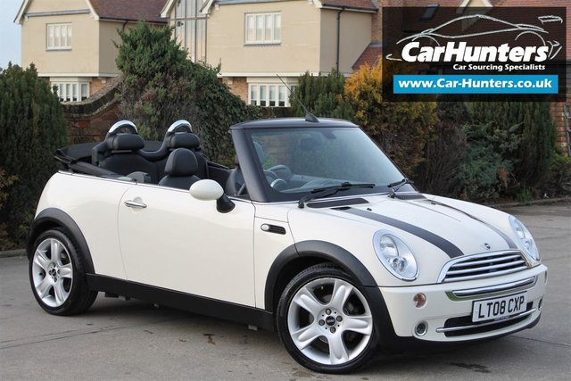 2008 08 MINI CONVERTIBLE 1.6 COOPER 2d 118 BHP
