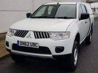 USED 2012 62 MITSUBISHI L200 2.5 DI-D 4X4 4WORK LB DCB 1d 134 BHP CHOICES OF 4X4 IN STOCK !!!