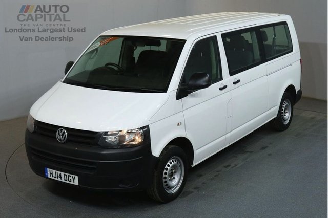 2014 14 VOLKSWAGEN TRANSPORTER SHUTTLE 2.0 T30 TDI SHUTTLE S 102 BHP LWB 9 SEATER MINIBUS