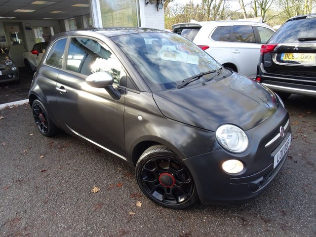 2011 11 Fiat 500 0.9 MATT BLACK TWINAIR 3d 85 BHP *SPECIAL EDITION*