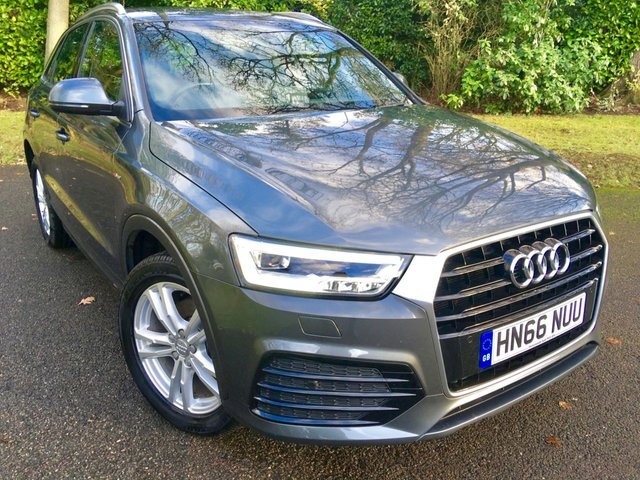 2016 66 Audi Q3 1.4 TFSI S LINE NAVIGATION 5d 150 BHP''FACELIFT MODEL''ONLY 5,798 MILES 1 PRIVATE OWNER/SATNAV/PARK PILOT/1/2 LEATHER