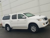 USED 2013 13 TOYOTA HI-LUX 2.5 HL3 4X4 D-4D DCB 1d 142 BHP SAT NAV+CAMERA+TOW BAR ** NO VAT **