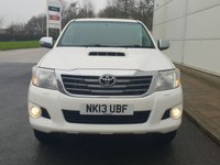 USED 2013 13 TOYOTA HI-LUX 2.5 HL3 4X4 D-4D DCB 1d 142 BHP SAT NAV+CAMERA+TOW BAR ** NO VAT **