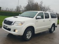 USED 2013 13 TOYOTA HI-LUX 2.5 HL3 4X4 D-4D DCB 1d 142 BHP SAT NAV+CAMERA+TOW BAR ** NO VAT **