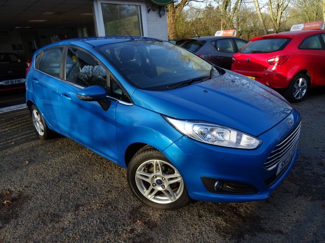 2013 13 Ford Fiesta 1.2 ZETEC 5d 81 BHP