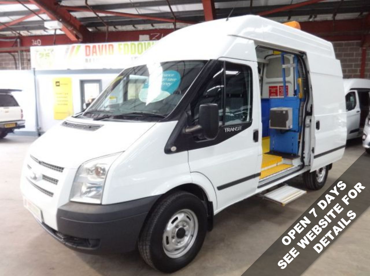 USED 2012 62 FORD TRANSIT 2.2 350 H/R MWB HI ROOF VAN - WORKSHOP ...
