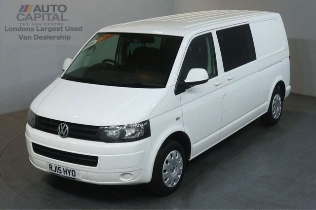 2015 15 VOLKSWAGEN TRANSPORTER 2.0 T32 TDI TRENDLINE LWB AIR CON 102 BHP 5 SEATER COMBI WINDOW