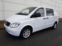 USED 2008 MERCEDES-BENZ VITO 2.1 109 CDI COMPACT SWB 1d 95 BHP GENUINE LOW MILES + SERVICE HISTORY