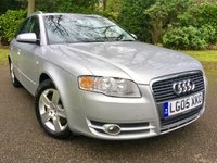 USED 2005 05 AUDI A4 1.8 T SE 5d AUTO 161 BHP''1 RETIRED GENT OWNER FROM NEW WITH FULL BLACK LEATHER & AUDI EPSOM HISTORY RETIRED GENTLEMAN OWNER BEAUTIFULLY KEPT INSIDE AND OUT'',,,,BIG SPEC FOR THE YEAR OF THE CAR,,,,,,,