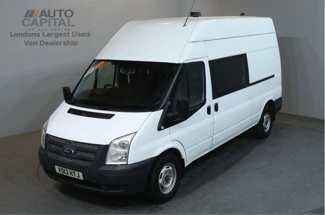 2013 13 FORD TRANSIT 2.2 350 124 BHP LWB L3 H3 9 SEATER COMBI CREW MESS VAN