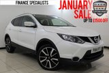 USED 2014 14 NISSAN QASHQAI 1.5 DCI TEKNA 5DR FREE ROAD TAX SAT NAV FULL SERVICE HISTORY FULL SERVICE HISTORY + FREE 12 MONTHS ROAD TAX + HEATED LEATHER SEATS + SATELLITE NAVIGATION + 360 DEGREE CAMERA + PANORAMIC ROOF + BLUETOOTH + CRUISE CONTROL + CLIMATE CONTROL + DAB RADIO + MULTI FUNCTION WHEEL + 19 INCH ALLOY WHEELS