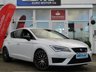 USED 2016 66 SEAT LEON 2.0 TSI CUPRA BLACK 5d 286 BHP NEVADA WHITE 1 OWNER SAT NAV FSH