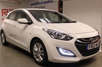 USED 2013 63 HYUNDAI I30 1.6 CRDI EDITION BLUE DRIVE 5d 109 BHP FULL MAIN DEALER HISTORY + WHITE