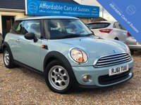 USED 2012 61 MINI HATCH ONE 1.6 ONE 3d 98 BHP Low Mileage Stunning Ice Blue Mini