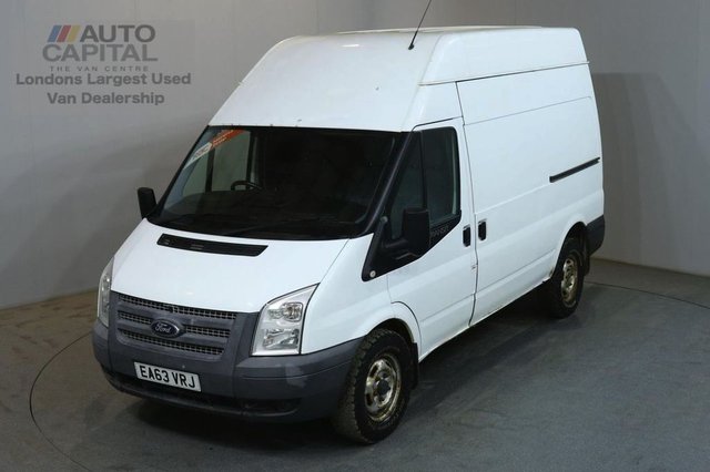 2013 63 FORD TRANSIT 2.2 350 124 BHP MWB 4X4 H/ROOF RWD PANEL VAN