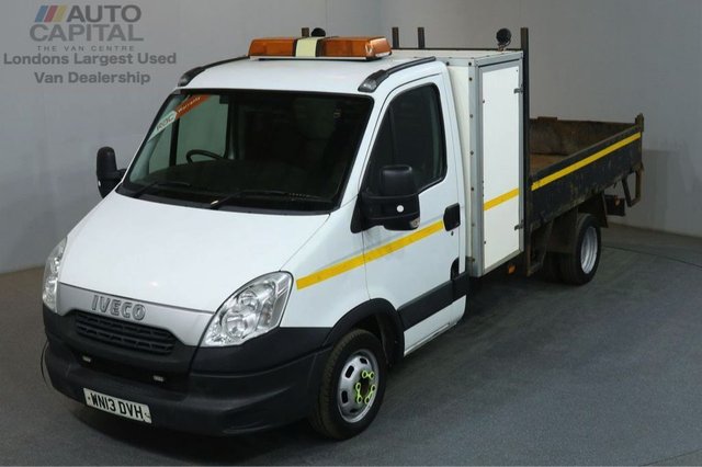 2013 13 IVECO DAILY 2.3 35C11 106 BHP MWB S/CAB TWIN WHEEL RWD TIPPER