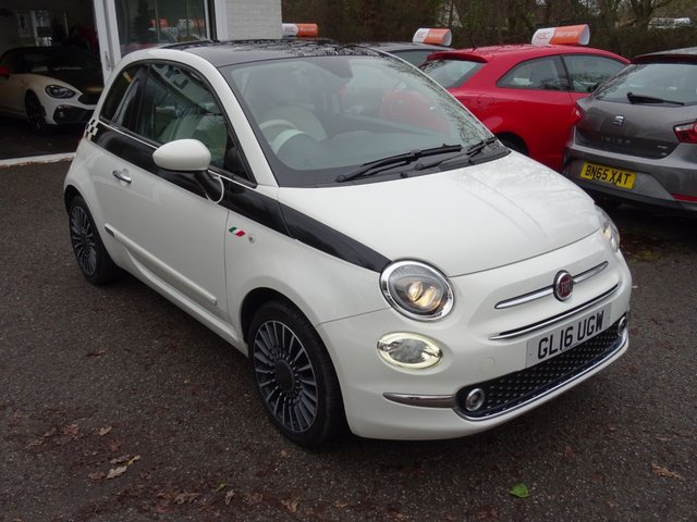 2016 16 Fiat 500 1.2 LOUNGE DUALOGIC 3d AUTOMATIC 69 BHP NEW SHAPE