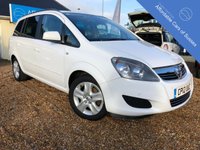 USED 2012 12 VAUXHALL ZAFIRA 1.6 EXCLUSIV NAV 5d 113 BHP 7 Seats petrol with Sat Nav and parking sensors All round