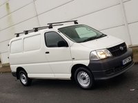 USED 2007 07 TOYOTA HI-ACE 2.5 280 GS SWB 1d 88 BHP FULL HISTORY + 4 KEYS ** NO VAT
