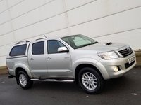 USED 2012 62 TOYOTA HI-LUX 3.0 INVINCIBLE 4X4 D-4D DCB 1d 169 BHP WINDOWS CANOPY + TOWBAR ** NO VAT