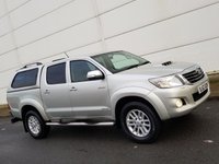 USED 2012 62 TOYOTA HI-LUX 3.0 INVINCIBLE 4X4 D-4D DCB 1d 169 BHP WINDOWS CANOPY + TOWBAR ** NO VAT