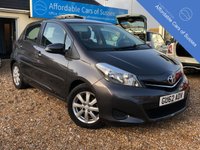 USED 2012 62 TOYOTA YARIS 1.3 VVT-I TR 5d AUTO 98 BHP Low Mileage 5 door Automatic Petrol