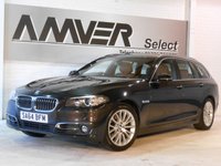 USED 2014 64 BMW 5 SERIES 2.0 520D LUXURY TOURING 5d AUTO 188 BHP FROM &pound;266.84 PER MONTH - NO DEPOSIT