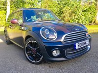 USED 2011 11 MINI CLUBMAN 1.6 COOPER HAMPTON 5d 121 BHP''SATNAV / BLACK FULL LEATHER / 17'' ALLOYS ''BEAUTIFULLY KEPT INSIDE AND OUT'',,LAST SERVICED @45,778 MILES