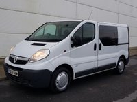 USED 2009 09 VAUXHALL VIVARO 2.0 2900CDTI SWB SHR 1d 90 BHP 6 SPEED  + BLUETOOTH +CLEAN EXAMPLE