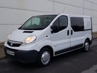 USED 2009 09 VAUXHALL VIVARO 2.0 2900CDTI SWB SHR 1d 90 BHP 6 SPEED  + BLUETOOTH +CLEAN EXAMPLE