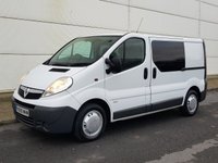 USED 2009 09 VAUXHALL VIVARO 2.0 2900CDTI SWB SHR 1d 90 BHP 6 SPEED  + BLUETOOTH +CLEAN EXAMPLE