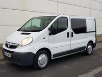 USED 2009 09 VAUXHALL VIVARO 2.0 2900CDTI SWB SHR 1d 90 BHP 6 SPEED  + BLUETOOTH +CLEAN EXAMPLE