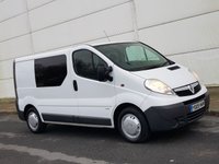USED 2009 09 VAUXHALL VIVARO 2.0 2900CDTI SWB SHR 1d 90 BHP 6 SPEED  + BLUETOOTH +CLEAN EXAMPLE
