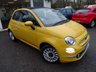 USED 2015 65 FIAT 500 0.9 TWINAIR CONVERTIBLE LOUNGE 3d 85 BHP NEW SHAPE Low Mileage, Full Service History (Fiat + ourselves), One Lady Owner from new, MOT until January 2020, Convertible New Shape Model