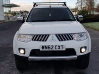 USED 2012 62 MITSUBISHI L200 2.5 DI-D 4X4 WARRIOR LB DCB 1d 175 BHP ROOF BARS ** NO VAT ** NO VAT **