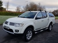 USED 2012 62 MITSUBISHI L200 2.5 DI-D 4X4 WARRIOR LB DCB 1d 175 BHP ROOF BARS ** NO VAT ** NO VAT **