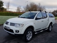 USED 2012 62 MITSUBISHI L200 2.5 DI-D 4X4 WARRIOR LB DCB 1d 175 BHP ROOF BARS ** NO VAT ** NO VAT **