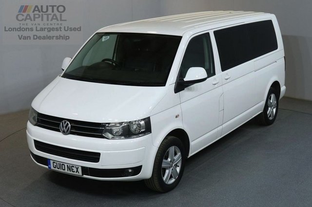 2010 10 VOLKSWAGEN TRANSPORTER SHUTTLE 2.0 T30 TDI SHUTTLE SE 102 BHP FWD LWB 9 SEATER AIR CON MINIBUS NO VAT