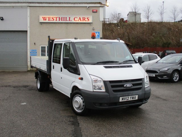 2012 12 FORD TRANSIT 2.4 350 DRW 1d 115 BHP