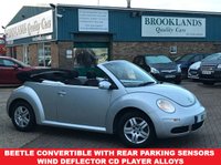 USED 2006 VOLKSWAGEN BEETLE 1.6 LUNA 8V Reflex Silver Metallic 101 BHP Beetle Convertible with Rear Parking Sensors Wind Deflector