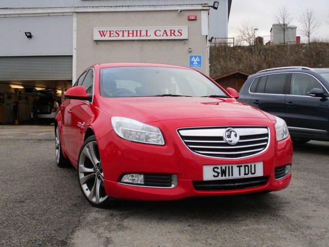 2011 11 VAUXHALL INSIGNIA 2.0 SRI VX-LINE RED CDTI 5d 158 BHP