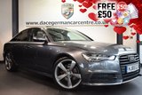 USED 2015 65 AUDI A6 2.0 TDI ULTRA S LINE BLACK EDITION 4DR AUTO 188 BHP full audi service history FINISHED IN STUNNING DAYTONA METALLIC GREY WITH FULL LEATHER INTERIOR + EXCELLENT SERVICE HISTORY + SATELLITE NAVIGATION + BLUETOOTH + HEATED SEATS + DAB RADIO + SUNROOF + BOSE SPEAKERS + CRUISE CONTROL + RAIN SENSORS + HEATED MIRRORS + PARKING SENSORS + 20" ALLOY WHEELS